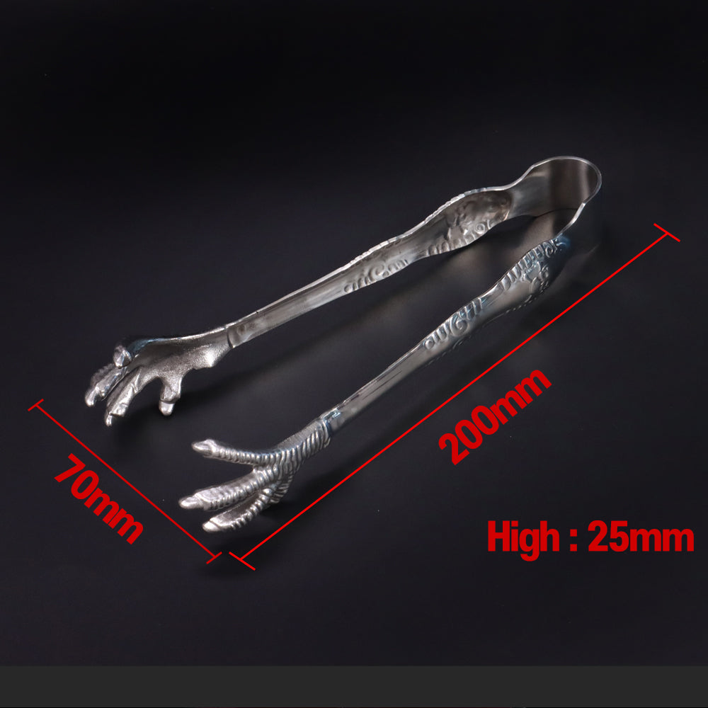 Stainless Steel Eagle Ice Tongs